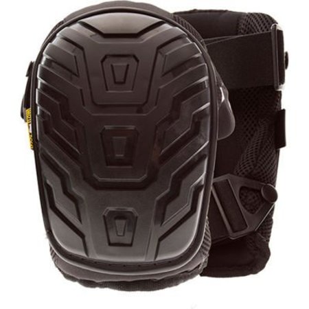 IMPACTO PROTECTIVE PRODUCTS Impacto 868-00 Knee Pad Gelite Hard Shell Textured Cover, Gel Insert, Dual Straps, Button Closure 86800000000